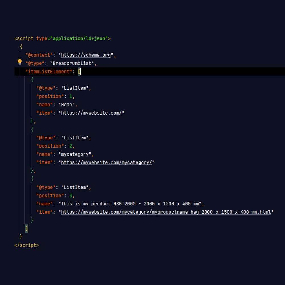 Structured Data JSON-LD — Todas las especificaciones incluidas.
